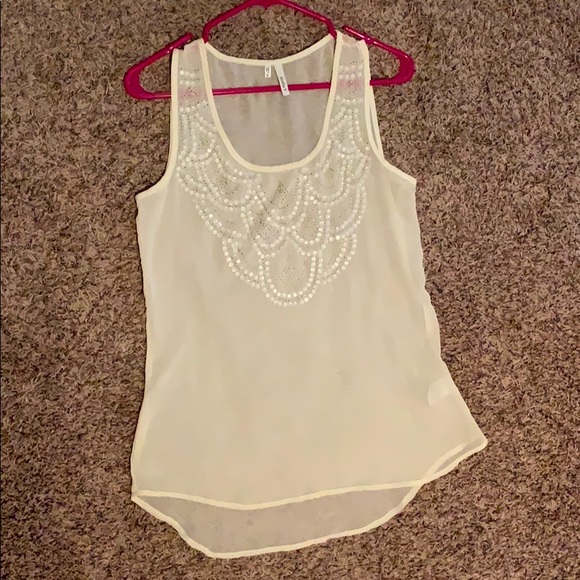 Sheer Sleeveless Top - Picture 1 of 3